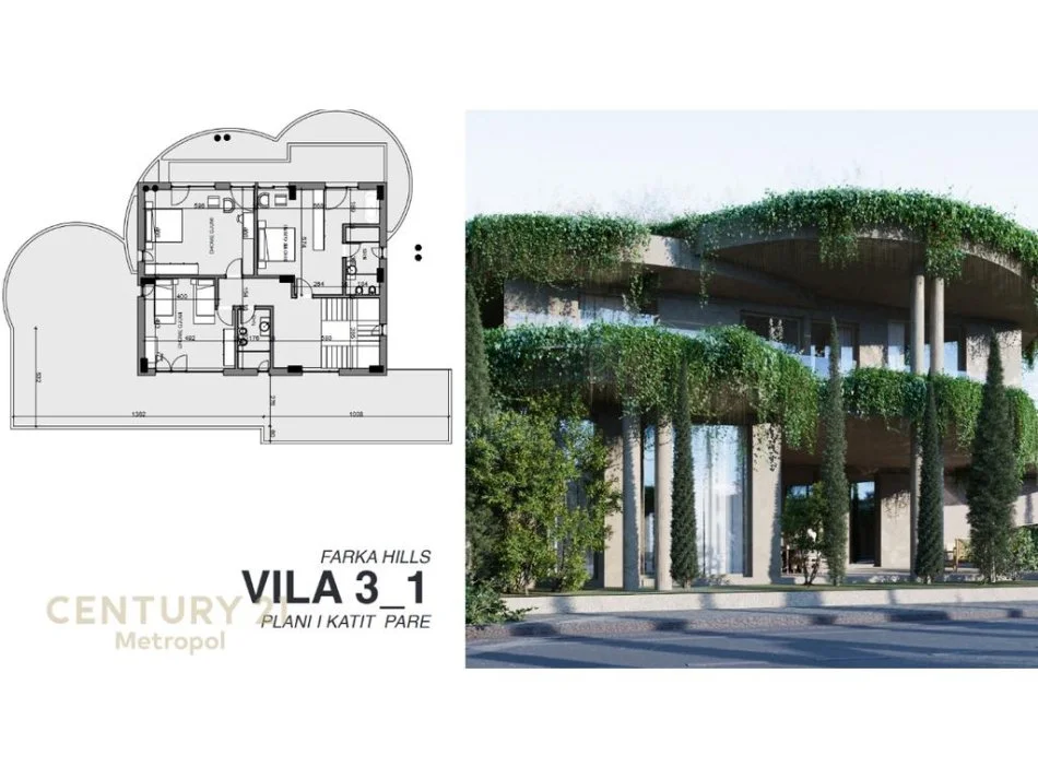 Tirane, shitet Vile 3+1 , 400 m² 1.036.000 € 