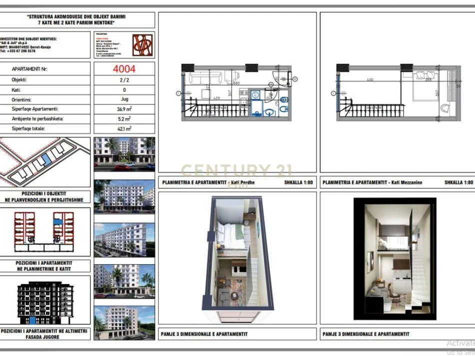 Durres, shitet apartament duplex Dublex , 42 m² 54.730 € (Blue Horizon)
