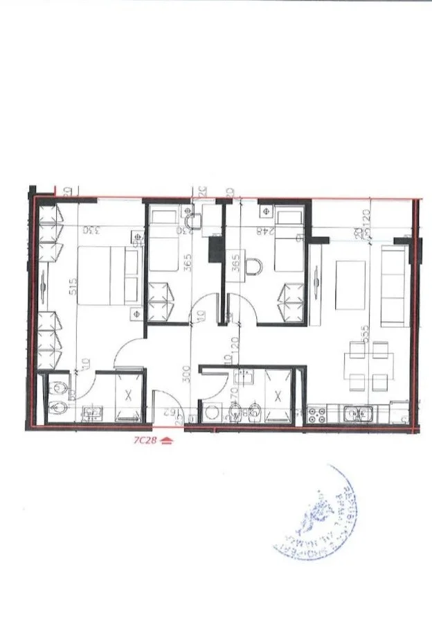 Tirane, shitet apartament 3+1+Ballkon Kati 2, 99 m² 84.500 € (Univers City Okazion 850€/m2 Okazion)