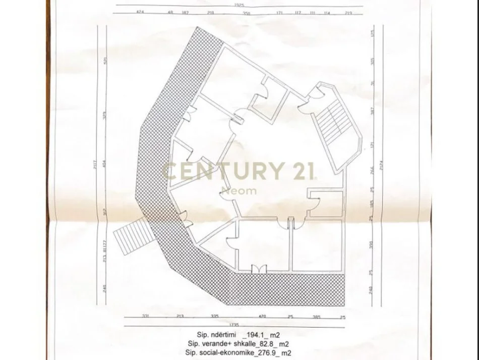 Tirane, jepet me qera ambjent biznesi Kati 0, 277 m² 3.000 € (Neom123116)
