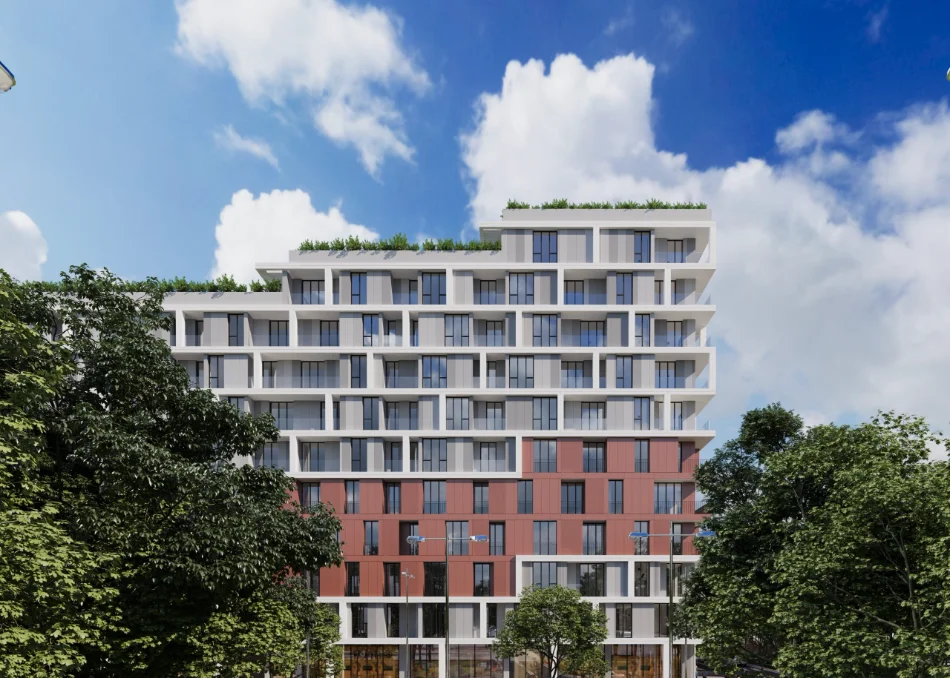 Tirane, shitet apartament 2+1+Ballkon Kati 3, 107 m² 166.222 € (Mei's Garden Residence)