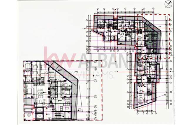 Tirane, shitet Penthouse 3+1+BLK Kati 9, 193 m² 250.000 Euro (Rruga e Dibres)