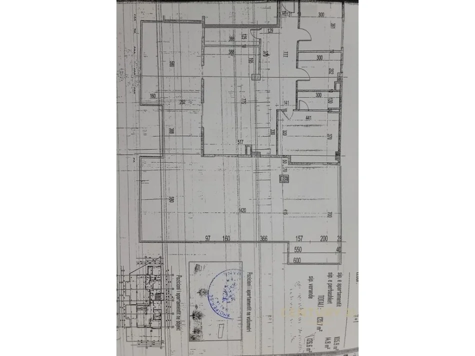 Tirane, shitet apartament+verande | Penthouse 3+1+Ballkon Kati 5, 247 m²