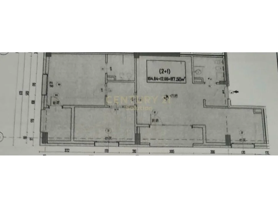 Tirane, shitet apartament 2+1+Ballkon Kati 8, 118 m² 175.000 € 