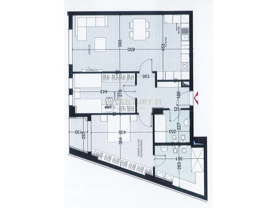 Tirane, shitet 2+1 Kati 3, 125 m² 138.000 € (Rruga Dervish Luzha)