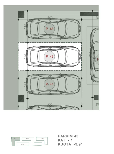 Tirane, shitet apartament 3+1 Kati 5, 137 m² 296.600 € (Sauk)
