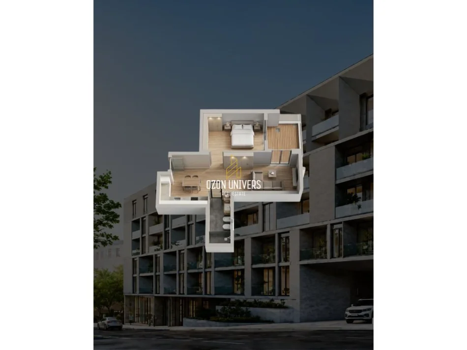 Tirane, shitet apartament 1+1+Ballkon Kati 4, 82 m² 94.415 € (Paskuqan)