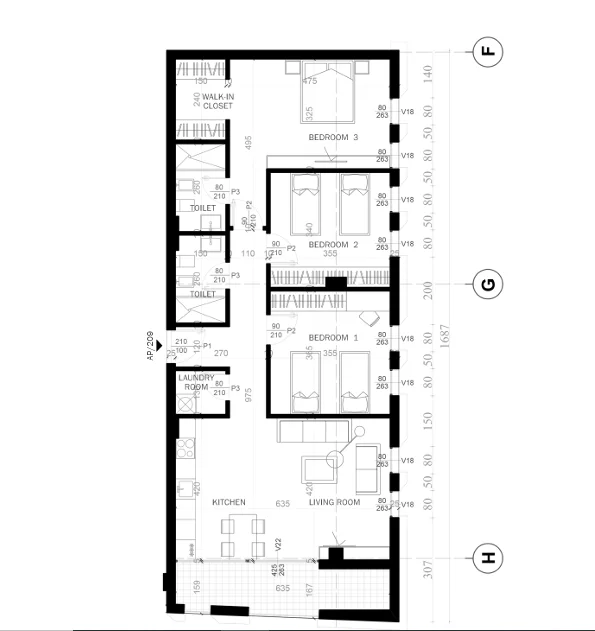 Tirane, shitet apartament 3+1 Kati 2, 137 m² 296.600 € (Sauk, Grow Green Residence)