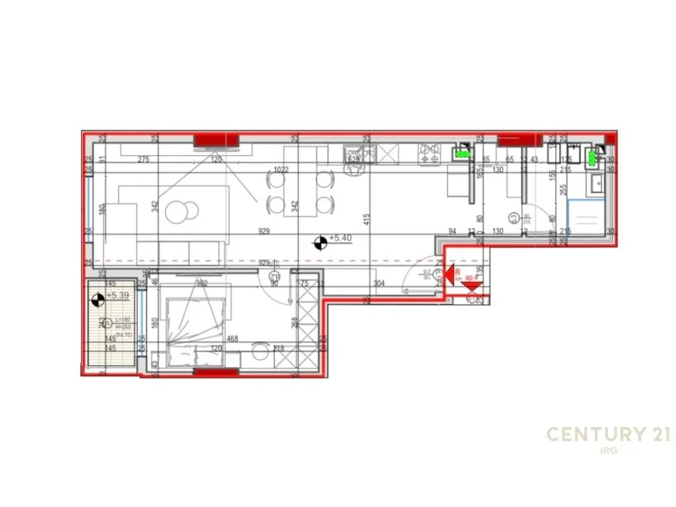 Tirane, shitet apartament 1+1 Kati 1, 84 m² 145.000 € (Astir)