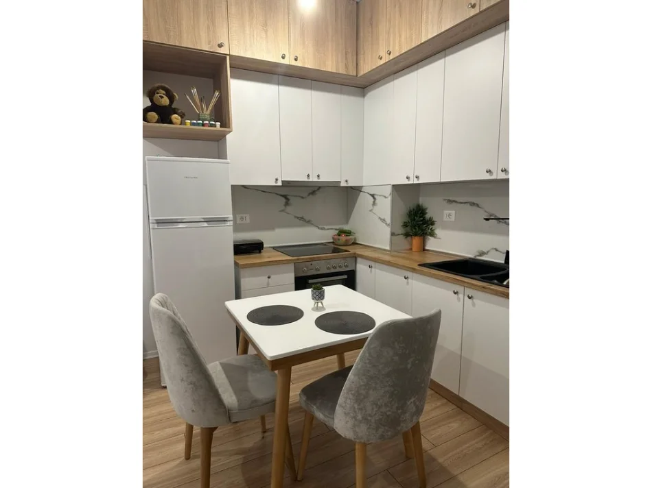 Tirane, jepet me qera apartament 1+1 Kati 8, 45 m² 400 € (Ali Demi)