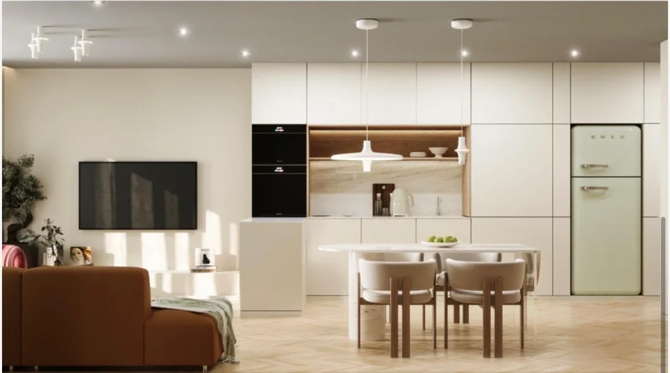 Tirane, shitet apartament 3+1+Ballkon Kati 3, 163 m² (Liqeni i Thate)