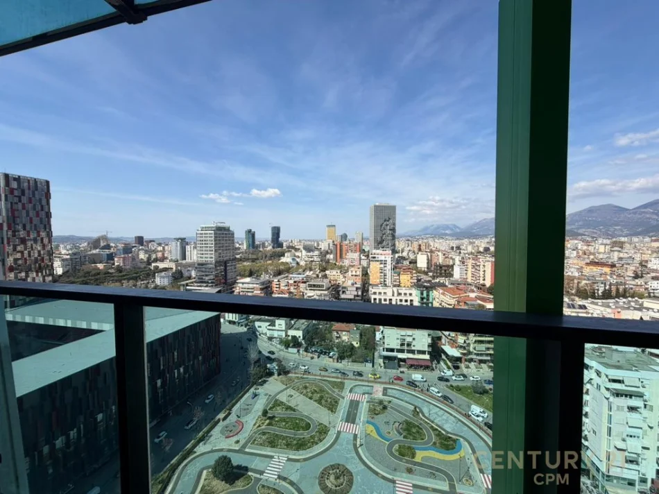 Tirane, jepet me qera apartament 2+1 Kati 19, 95 m² 1.550 € 