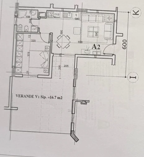 Tirane, shitet apartament Kati 2, 65 m² 110.000 € 