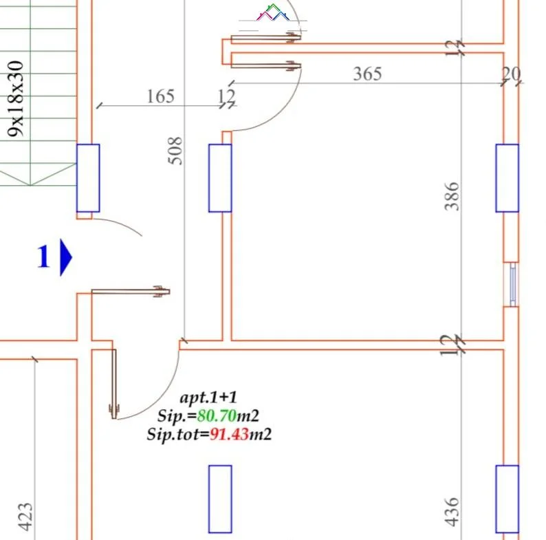Vlore, shes apartament 1+1+Ballkon Kati 1, 92 m² 256.000 € (vlore)