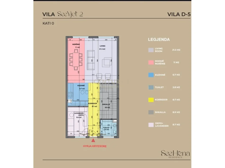 shitet Vile 3+1+Ballkon Kati 2, 230 m² 538.000 €