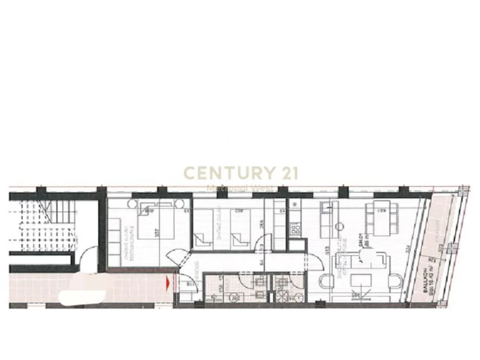 Vlore, shitet apartament 2+1 Kati 2, 114 m² 320.000 € 