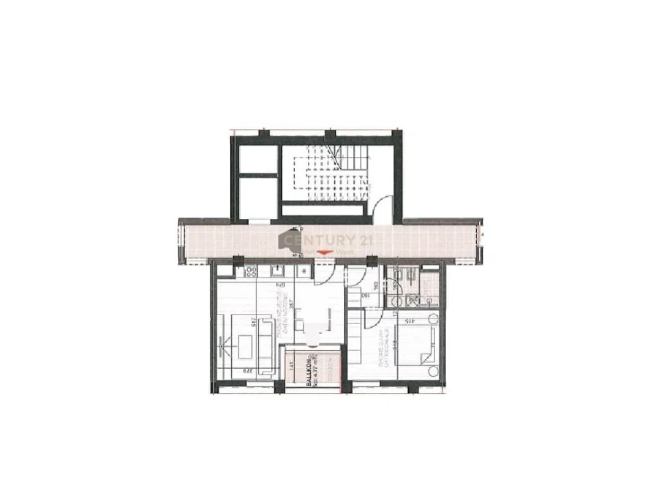 Vlore, shitet apartament 1+1 Kati 7, 72 m² 216.600 € 