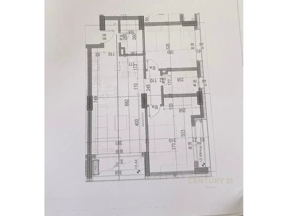 Tirane, shitet apartament 2+1 Kati 1, 103 m² 200.000 € 