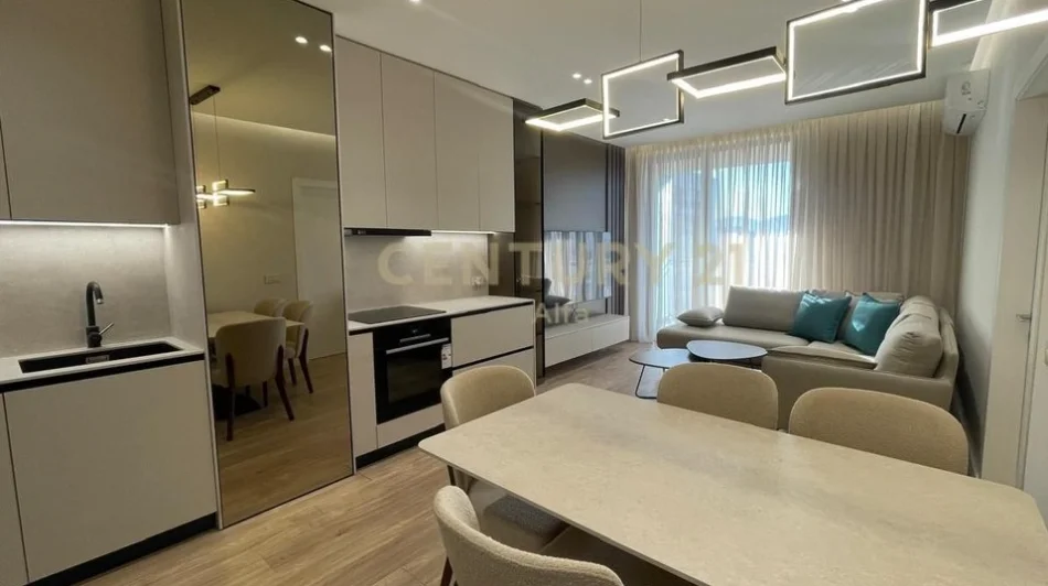 Tirane, jepet me qera apartament 2+1 Kati 6, 104 m² 1.500 € (Mine Peza)