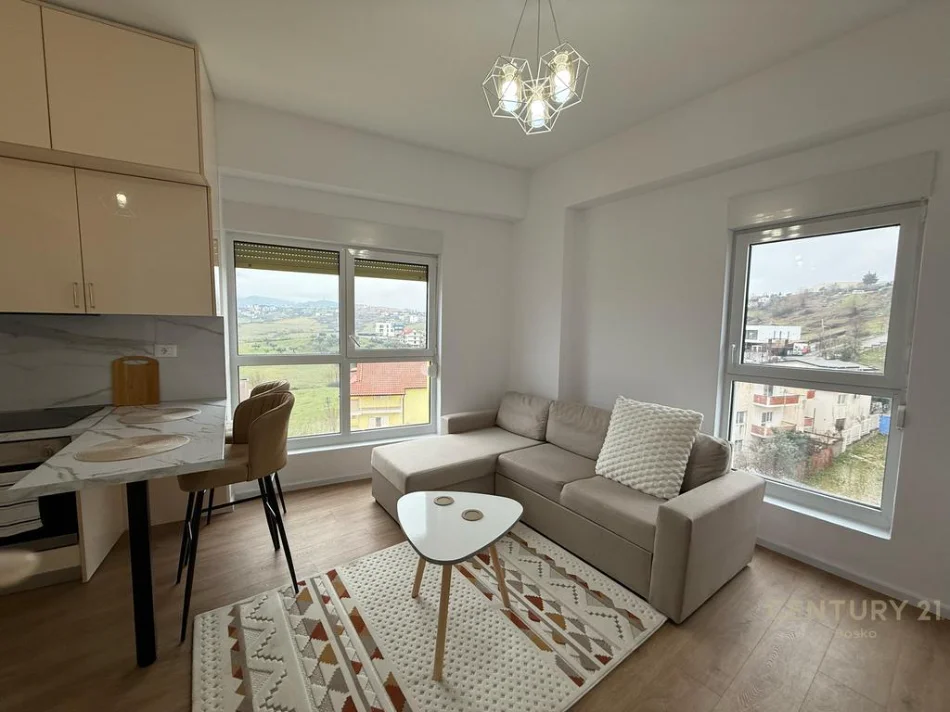 Shqiperi, jepet me qera apartament 1+1 Kati 7, 61 m² 450 € (ali demi kaimi)