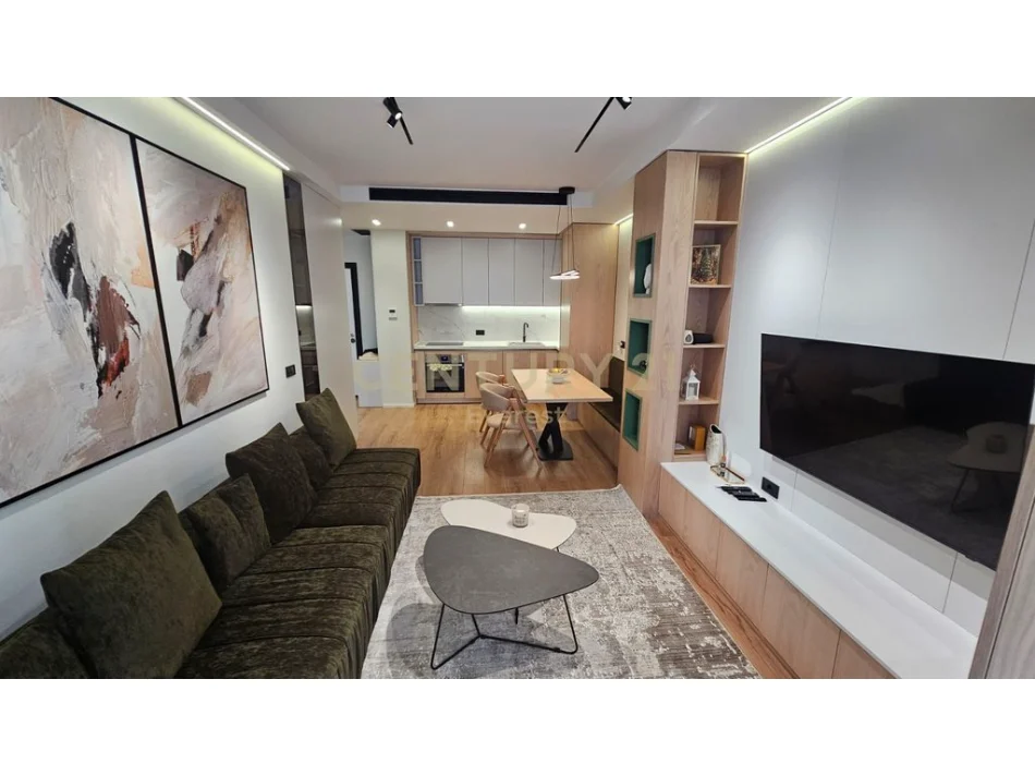 Tirane, jepet me qera apartament 1+1+Ballkon Kati 8, 75 m² 1.050 € (mine peza)