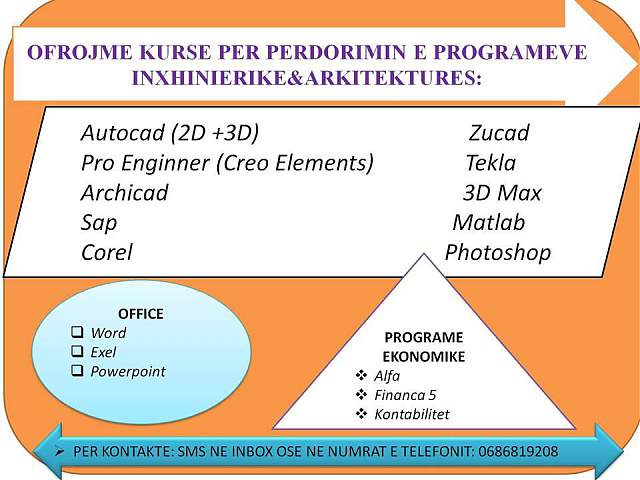 Tirane, ofroj Kurse Profesional