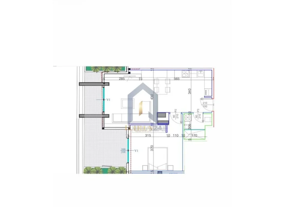 Tirane, shitet apartament 1+1+Ballkon , 97 m² 122.145 € (Yzberisht)