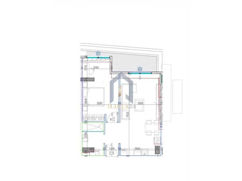 Apartament 1+1 per shitje "Yzberisht"