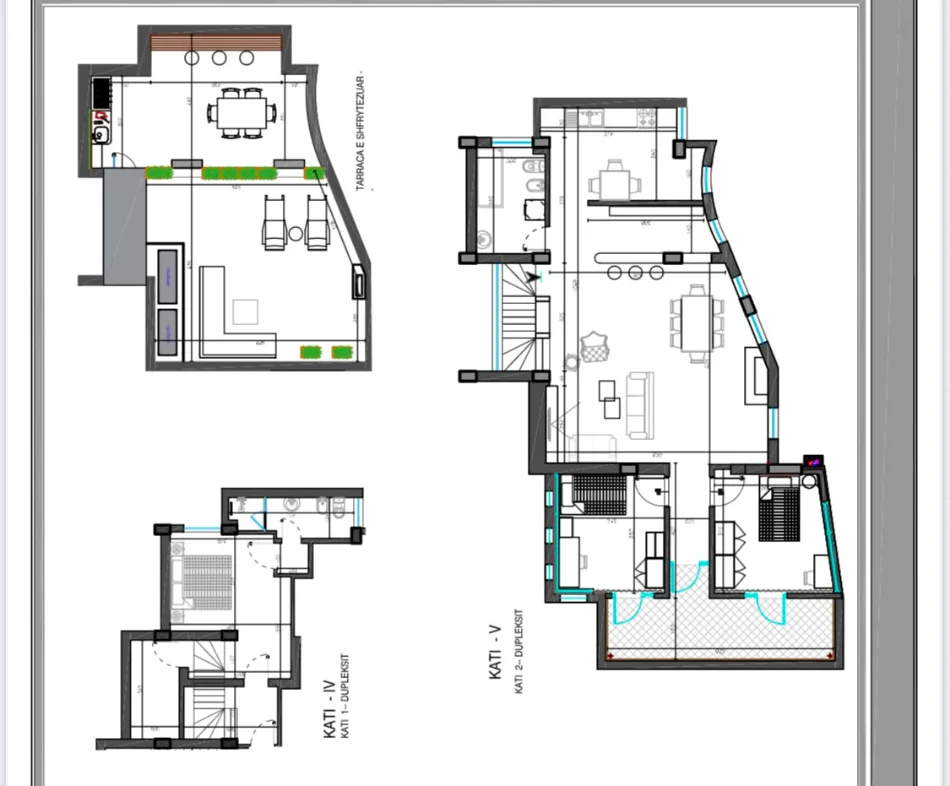 Tirane, jepet me qera apartament duplex 3+1+Ballkon Kati 4, 199 m² 1.500 € (qender prane sheshit skenderbej)