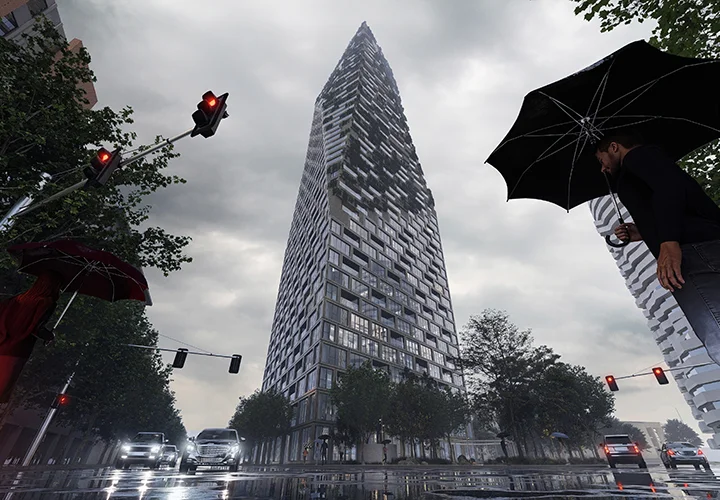 Tirane, shes apartament 1+1+Aneks+Ballkon Kati 19, 113 m² 620.000 € (QENDER)