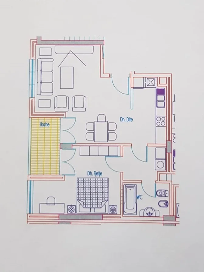 Shitet Apartament 2+1, Misto Mame