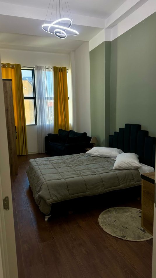 Durres, jepet me qera apartament 1+1 Kati 5, 600 € (Vollga, Durres)
