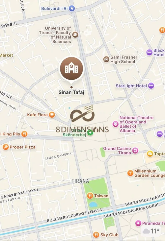 Tirane, jepet me qera Kati 0, 22 m² 300 € (bulevardi i ri)