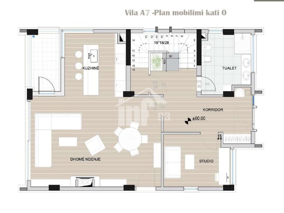 Tirane, shitet Vile 3 Katshe , 324 m² 758.600 € (NE LUNDER, VETEM 5 MIN NGA TEG)