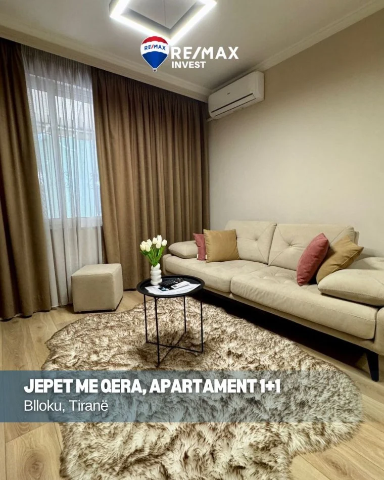 Tirane, jepet me qera apartament 1+1 , 850 €