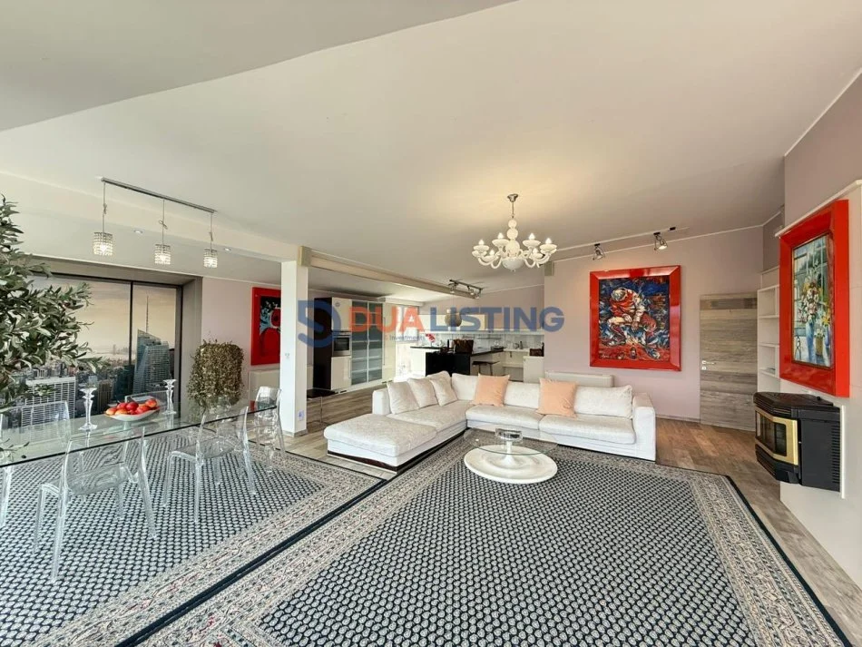 Tirane, jepet me qera apartament+verande | Penthouse 2+1+Ballkon Kati 6, 200 m² 1.700 € (Liqeni i Thate)