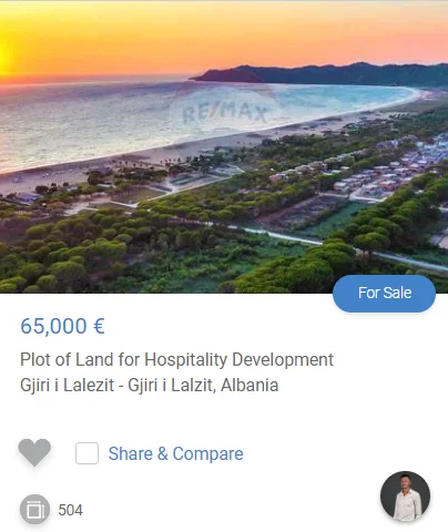 Gjiri Lalezit | Hamallaj, shitet truall ne bregdet , 504 m² 65.000 € (GJIRI I LALZIT)