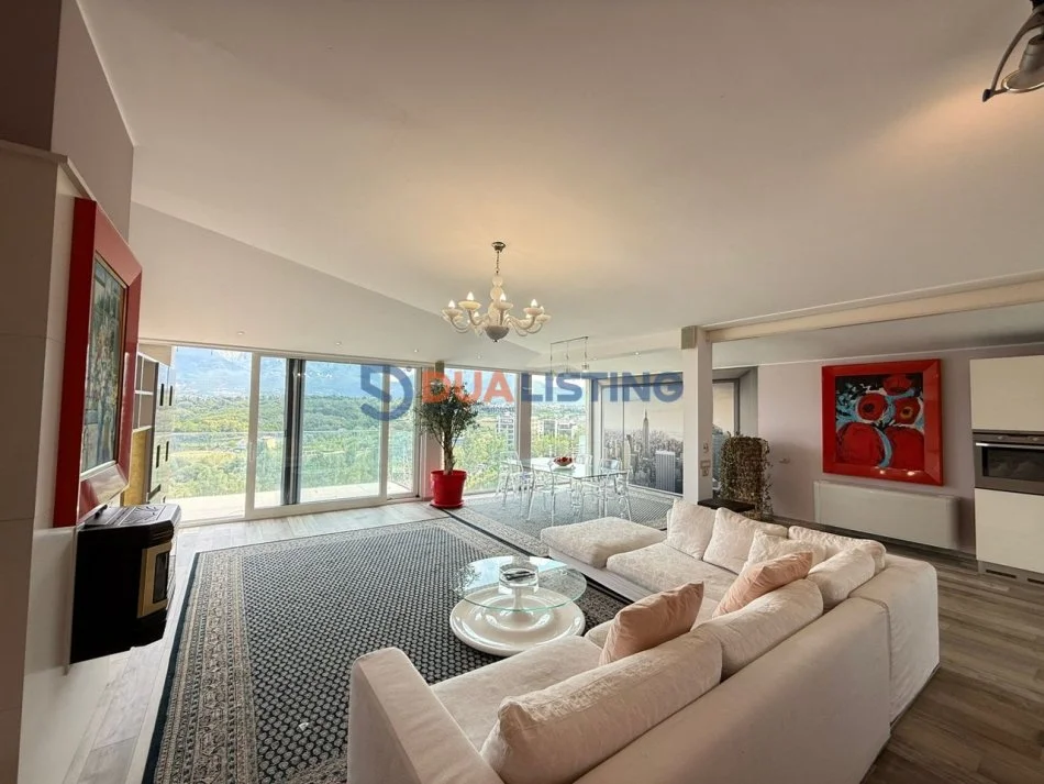 Tirane, jepet me qera apartament+verande | Penthouse 2+1+Ballkon Kati 6, 200 m² 1.700 € (Liqeni i Thate)