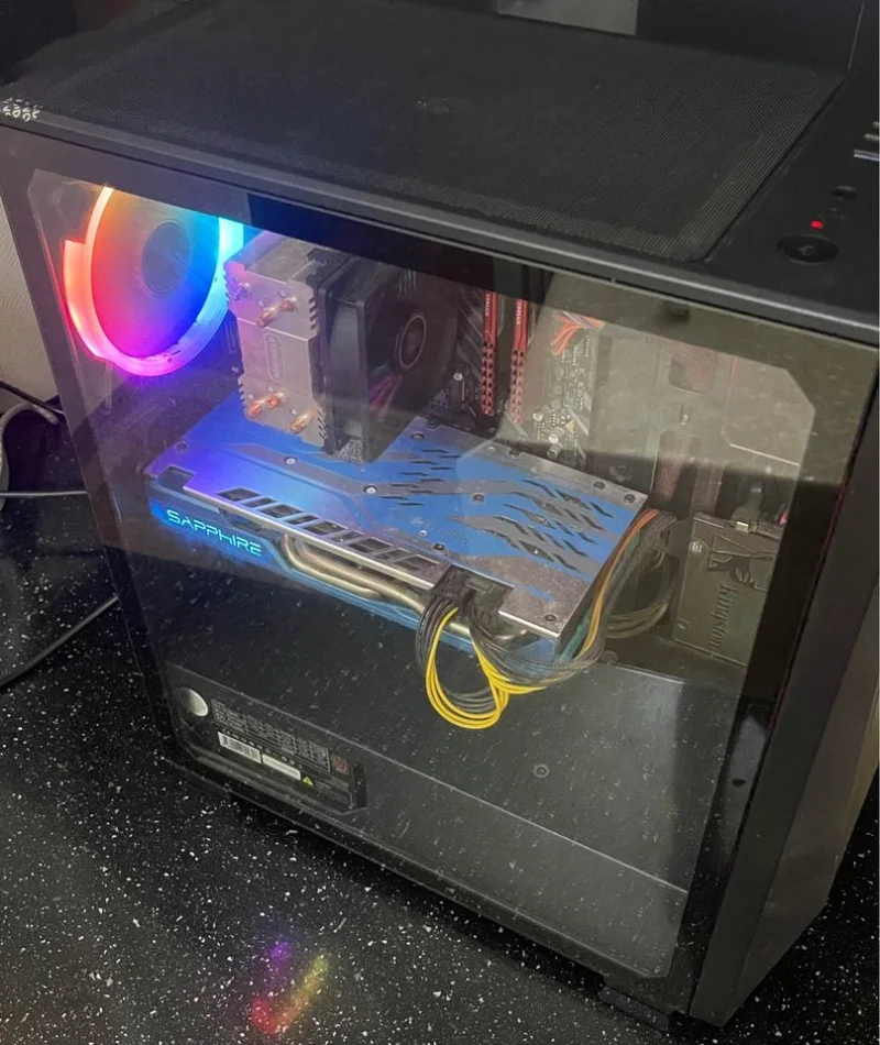 Tirane, shes Kompjuter+Monitor Ryzen 7 2700x Rx 580 8gb + monitor 144hz