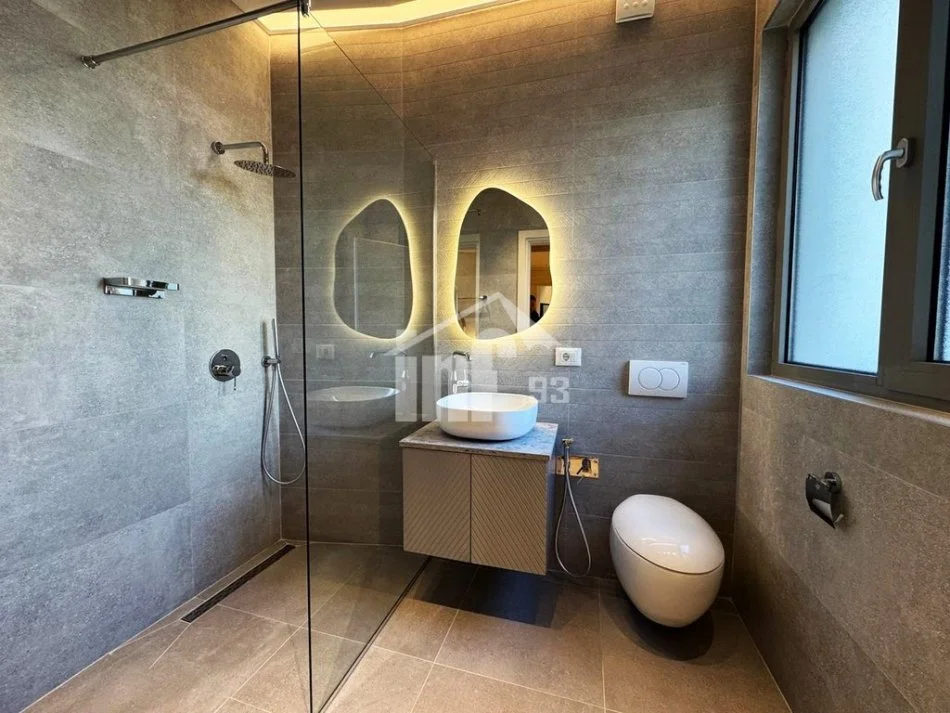 Tirane, jepet me qera apartament 2+1 Kati 0, 119 m² (“GREEN VALLEY” REZIDENCE, PËRBALLË LIQENIT ARTIFICIAL)