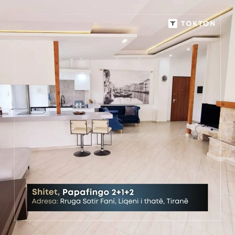 Tirane, shitet apartament 2+1+Ballkon Kati 7, 118 m² 280.000 € (Liqeni i Thate)