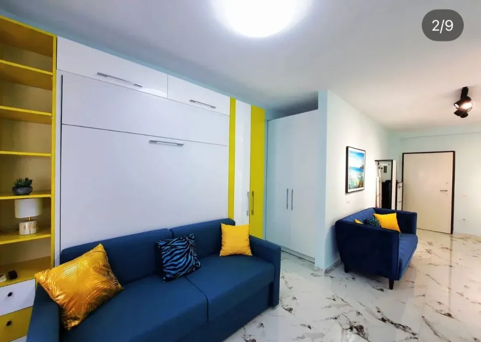 Tirane, jepet me qera garsonier Kati 6, 40 m² 450 € 