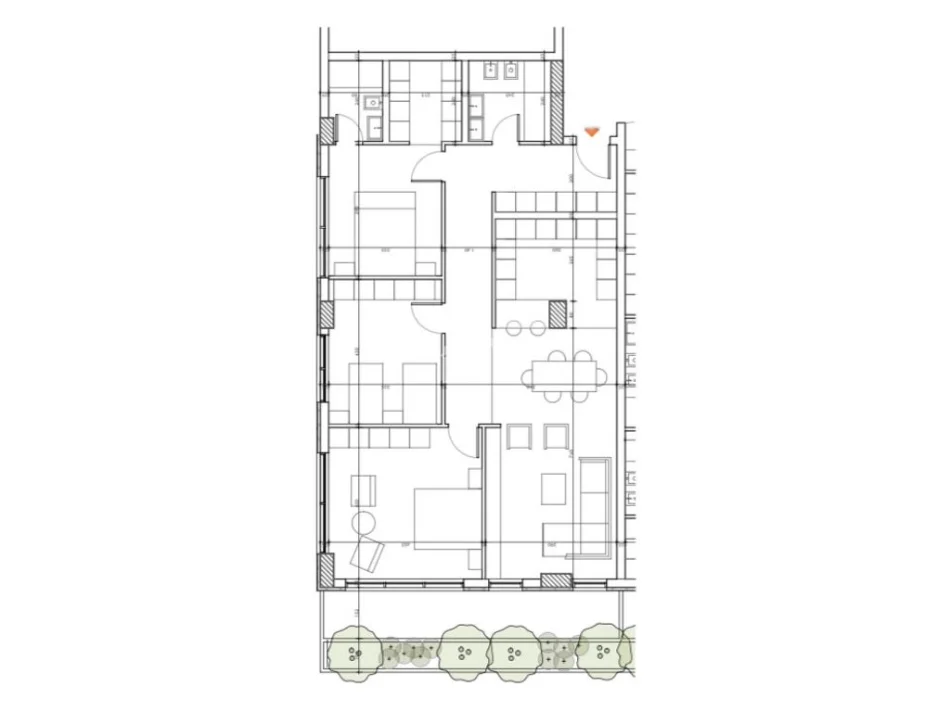 Tirane, shitet apartament 3+1 Kati -1, 155 m² 416.600 € (TEK LIQENI I FARKËS)