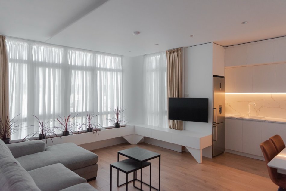 Tirane, jepet me qira apartament 2+1 Kati 12, 95 m² 900 € (Stacioni i Trenit)