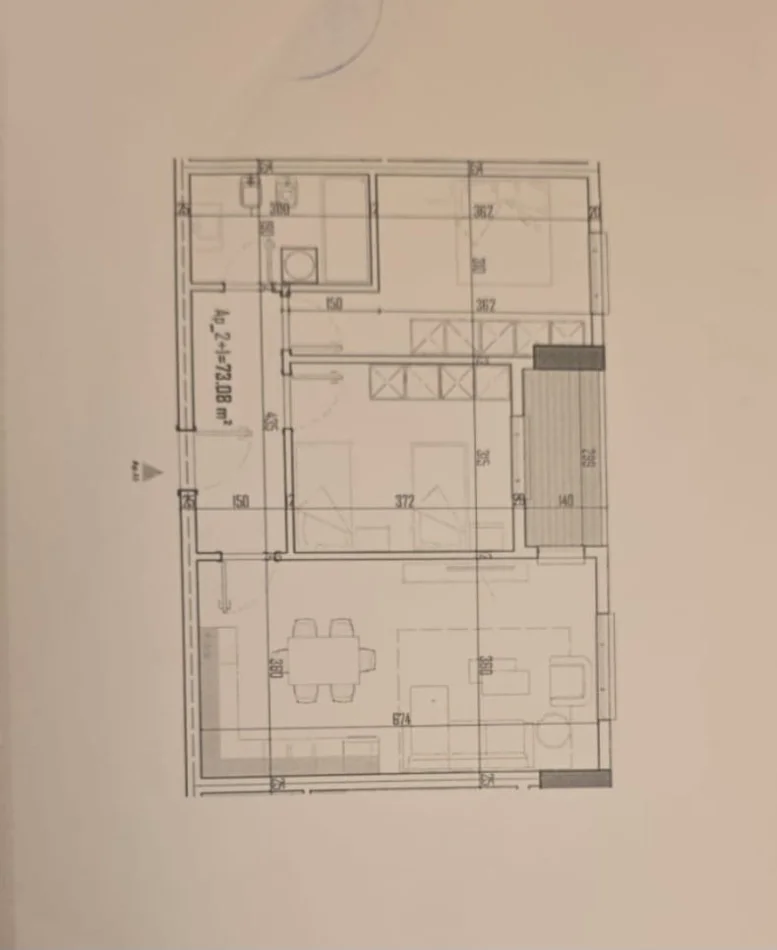 Tirane, shitet apartament 2+1 Kati 5, 84 m² 92.543 € (Majestic 1 paskuqan)