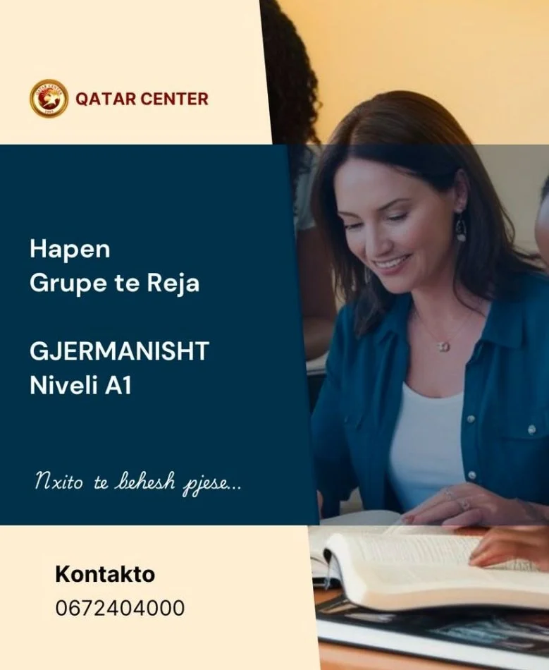 Tirane, kurse gjuhe gjermanisht Kurs për gjuhën Gjermane për nivelin A1.