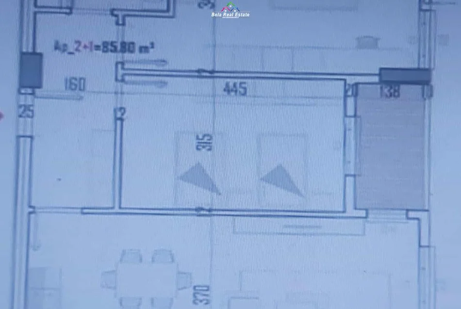 Tirane, shes apartament 2+1 Kati 4, 100 m² 76.000 € (kamez)