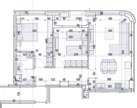 Tirane, shitet 2+1 Kati 7, 1.710 Euro/m2 - Ish-parku Corner Residence