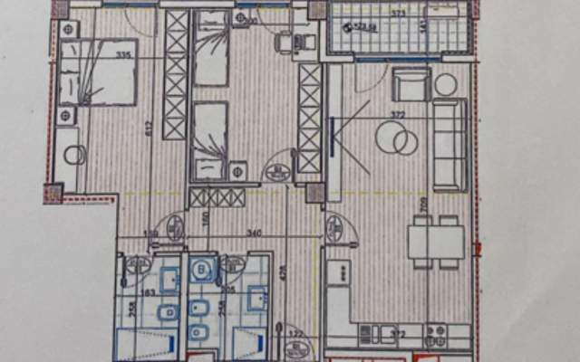 Tirane, shitet apartament 2+1+BLK Kati 7, 107 m² 139.000 Euro (Bulevardi i Ri, Gener 2)