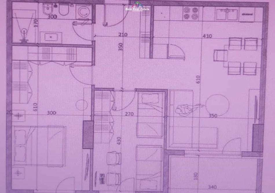 Tirane, shes apartament 2+1 Kati 7, 91 m² 83.000 € (kamez)